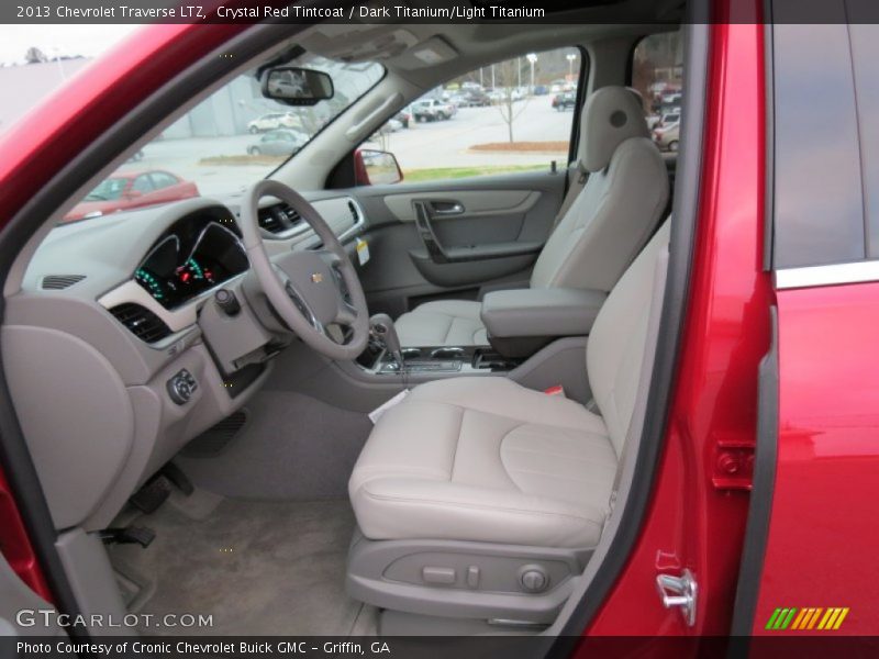 Front Seat of 2013 Traverse LTZ