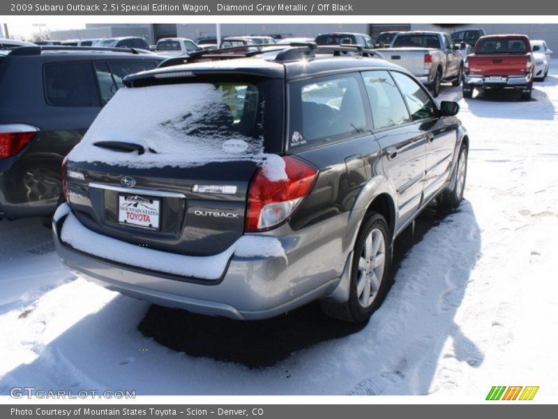 Diamond Gray Metallic / Off Black 2009 Subaru Outback 2.5i Special Edition Wagon