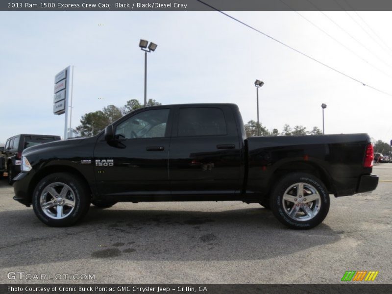Black / Black/Diesel Gray 2013 Ram 1500 Express Crew Cab