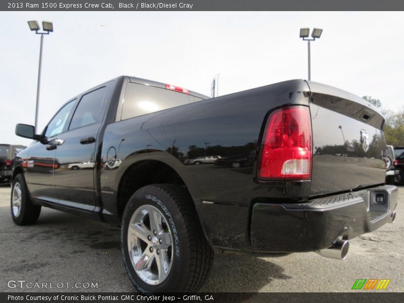 Black / Black/Diesel Gray 2013 Ram 1500 Express Crew Cab
