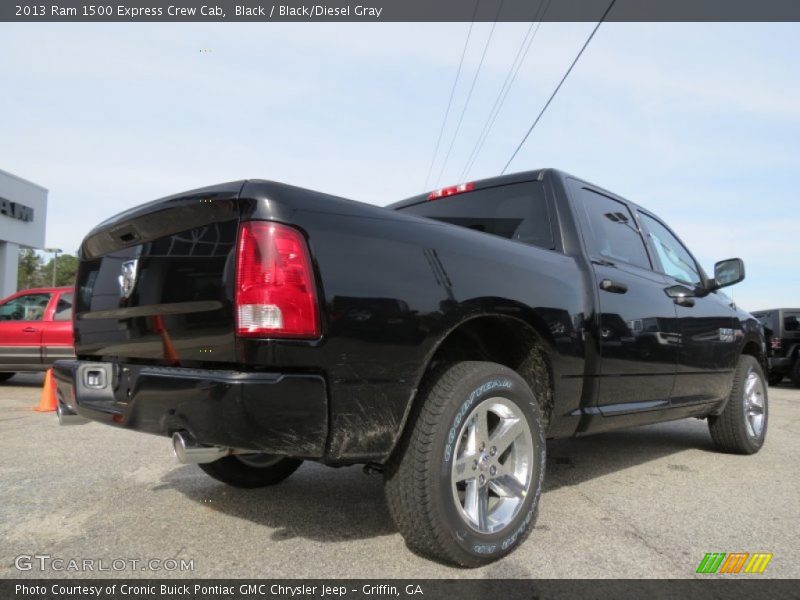 Black / Black/Diesel Gray 2013 Ram 1500 Express Crew Cab