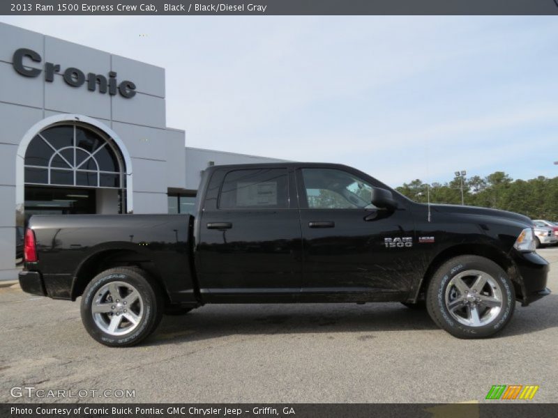 Black / Black/Diesel Gray 2013 Ram 1500 Express Crew Cab