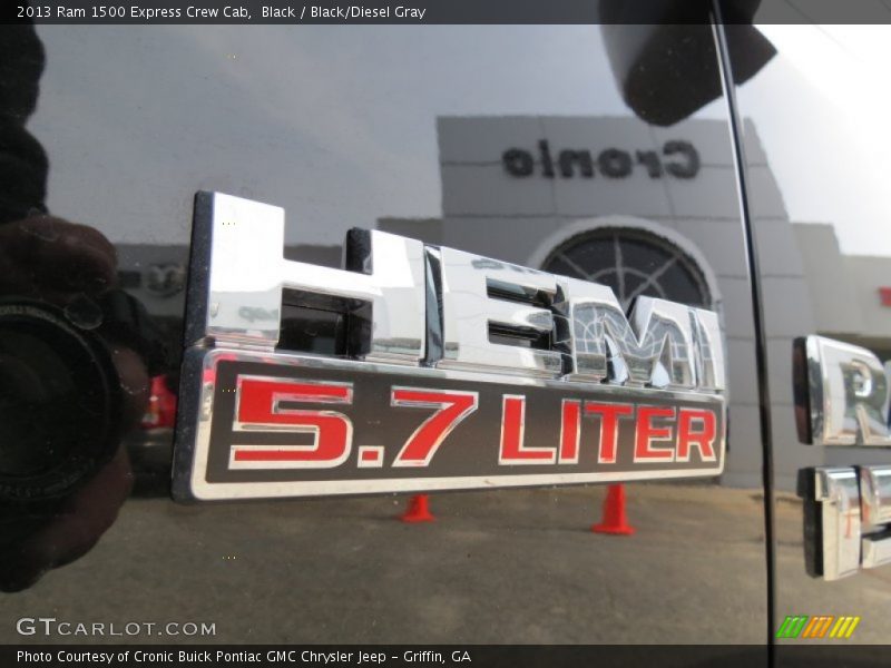 Black / Black/Diesel Gray 2013 Ram 1500 Express Crew Cab