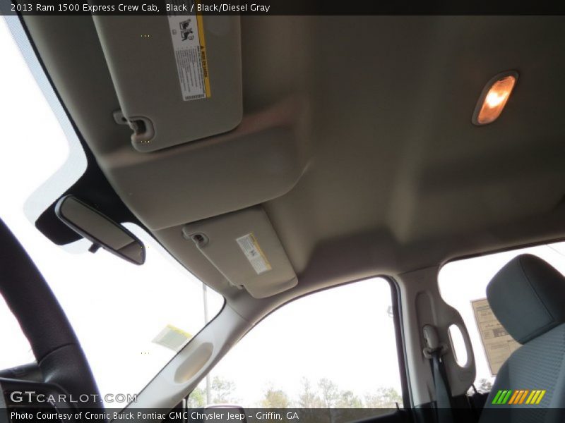 Black / Black/Diesel Gray 2013 Ram 1500 Express Crew Cab