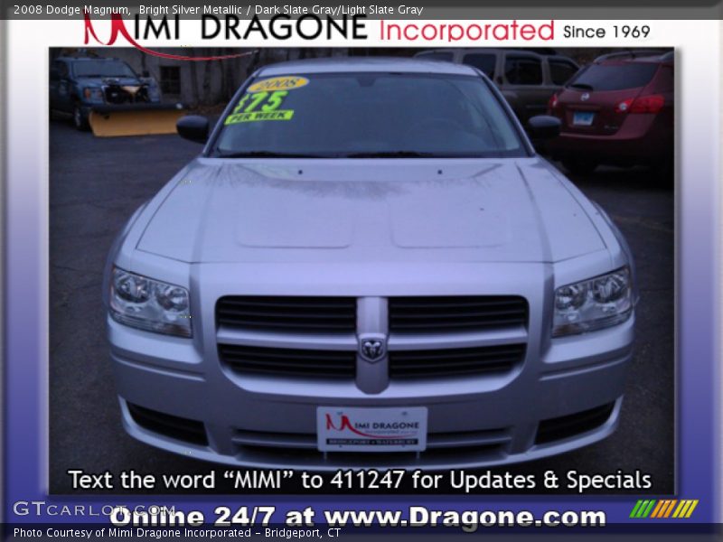Bright Silver Metallic / Dark Slate Gray/Light Slate Gray 2008 Dodge Magnum