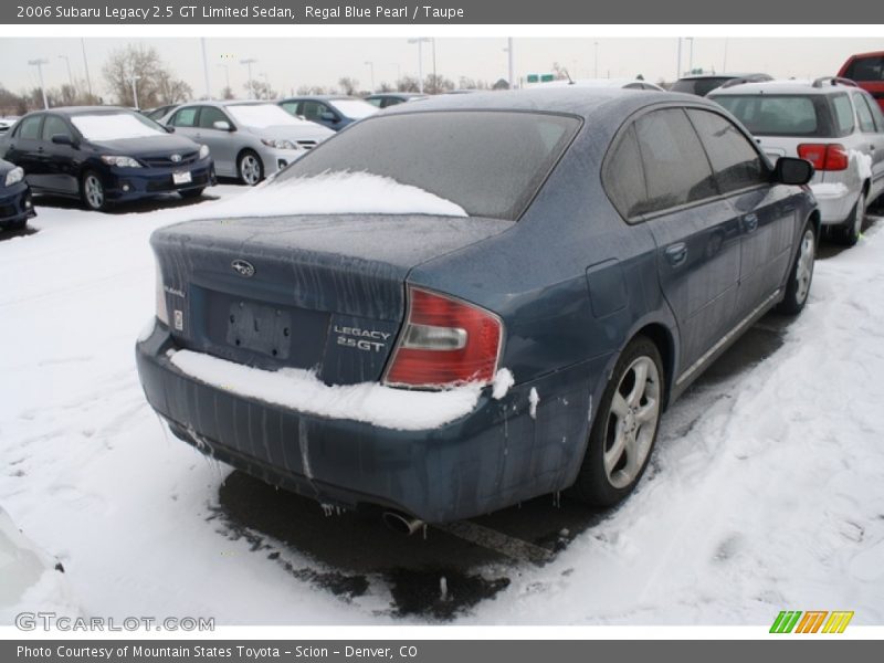 Regal Blue Pearl / Taupe 2006 Subaru Legacy 2.5 GT Limited Sedan