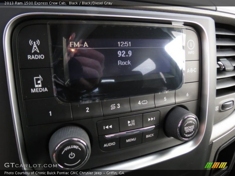 Black / Black/Diesel Gray 2013 Ram 1500 Express Crew Cab