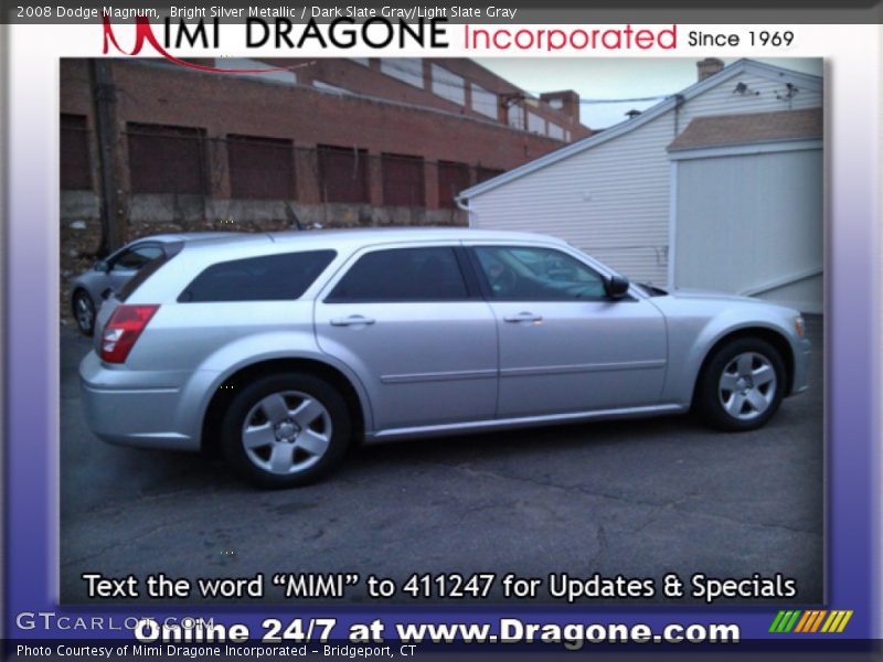 Bright Silver Metallic / Dark Slate Gray/Light Slate Gray 2008 Dodge Magnum