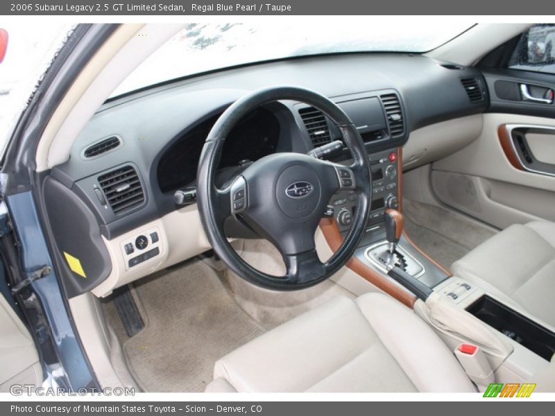 Regal Blue Pearl / Taupe 2006 Subaru Legacy 2.5 GT Limited Sedan