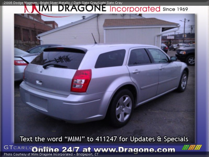 Bright Silver Metallic / Dark Slate Gray/Light Slate Gray 2008 Dodge Magnum