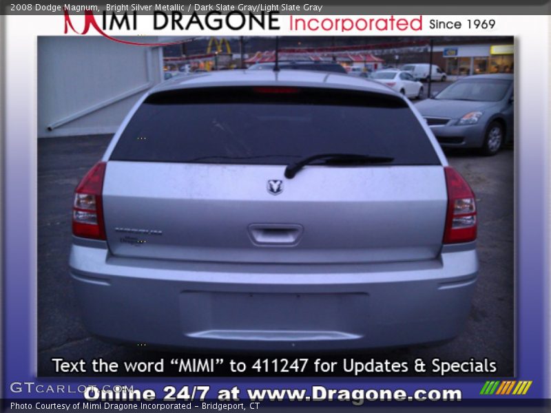 Bright Silver Metallic / Dark Slate Gray/Light Slate Gray 2008 Dodge Magnum