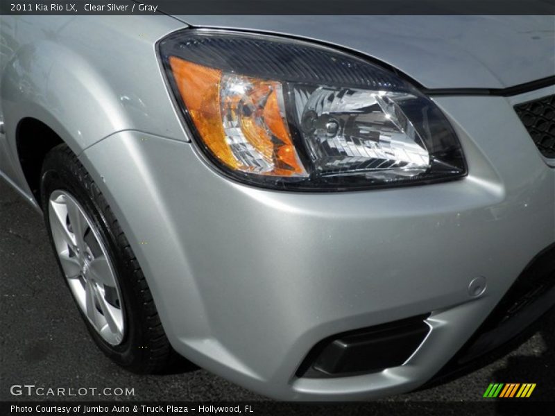 Clear Silver / Gray 2011 Kia Rio LX