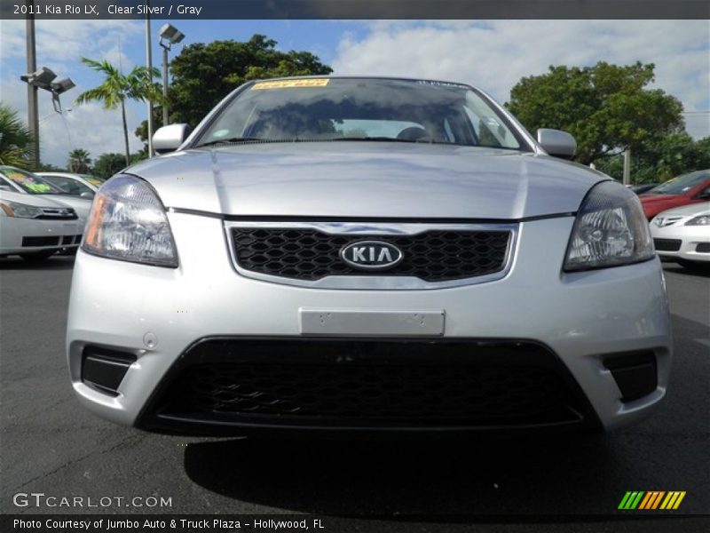 Clear Silver / Gray 2011 Kia Rio LX