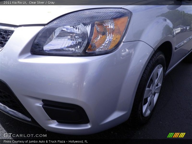 Clear Silver / Gray 2011 Kia Rio LX