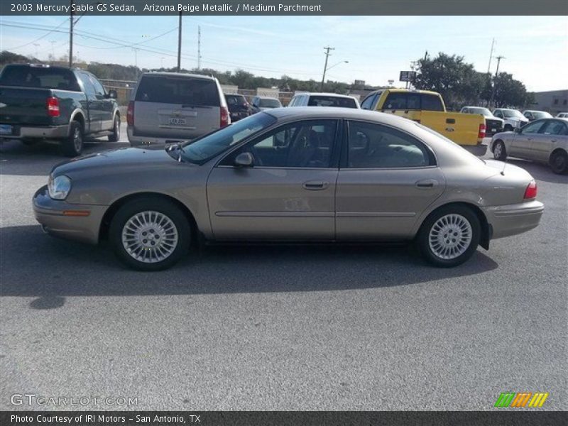 Arizona Beige Metallic / Medium Parchment 2003 Mercury Sable GS Sedan