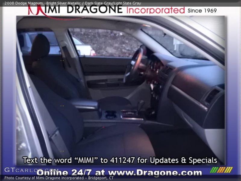 Bright Silver Metallic / Dark Slate Gray/Light Slate Gray 2008 Dodge Magnum