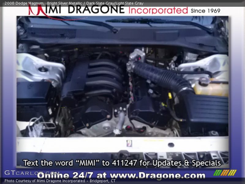 Bright Silver Metallic / Dark Slate Gray/Light Slate Gray 2008 Dodge Magnum