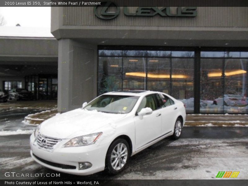 Starfire White Pearl / Parchment 2010 Lexus ES 350