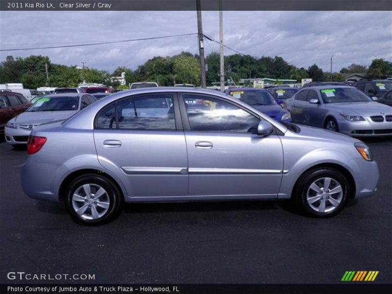 Clear Silver / Gray 2011 Kia Rio LX