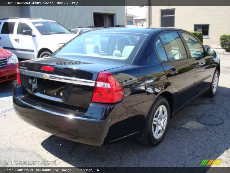 Black / Gray 2005 Chevrolet Malibu Sedan