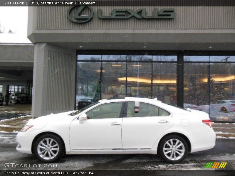 Starfire White Pearl / Parchment 2010 Lexus ES 350