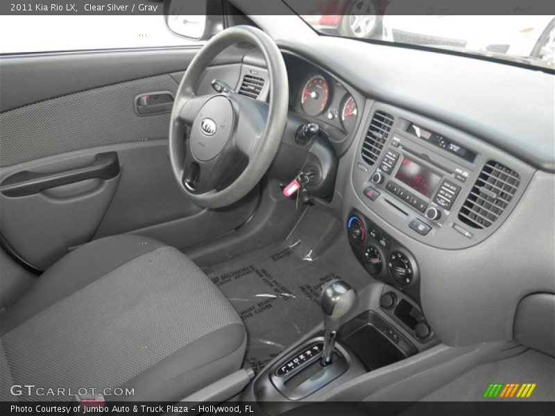 Clear Silver / Gray 2011 Kia Rio LX