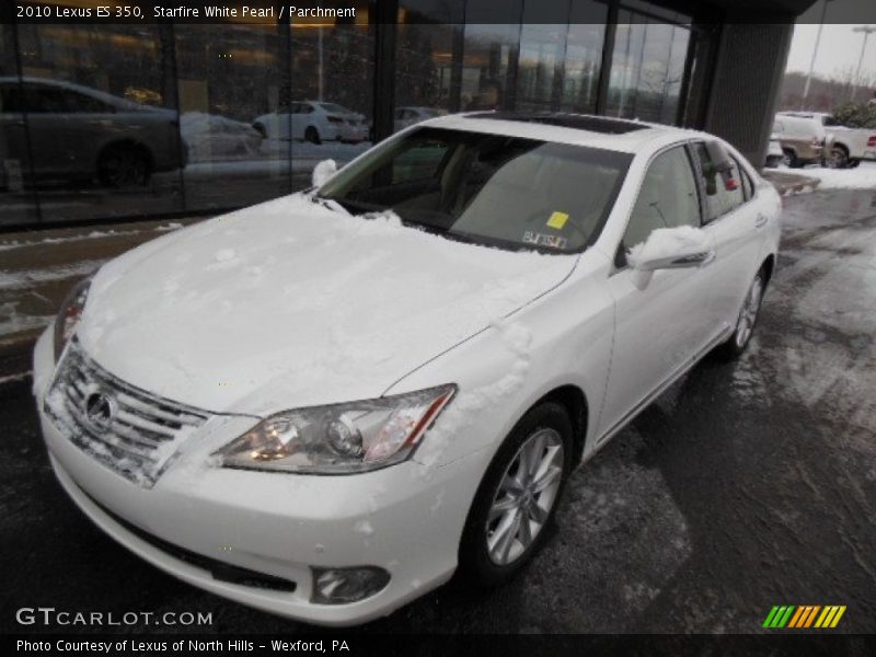 Starfire White Pearl / Parchment 2010 Lexus ES 350