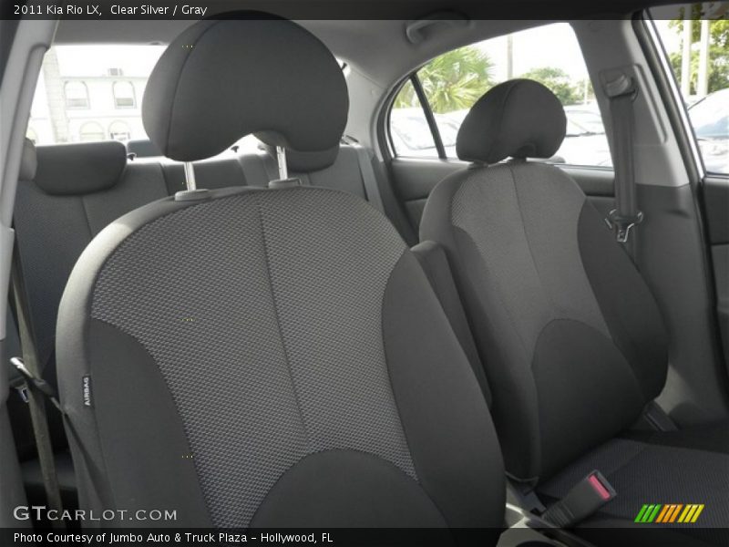 Clear Silver / Gray 2011 Kia Rio LX