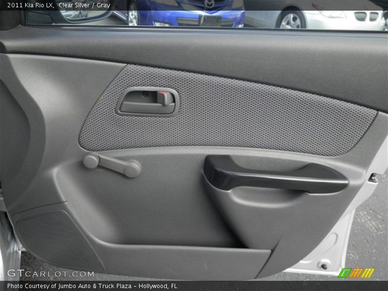 Clear Silver / Gray 2011 Kia Rio LX