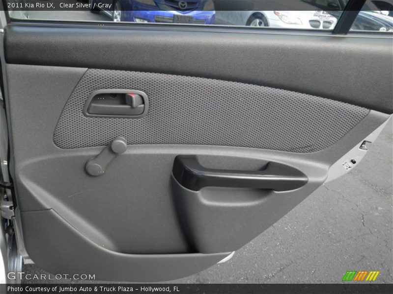Clear Silver / Gray 2011 Kia Rio LX