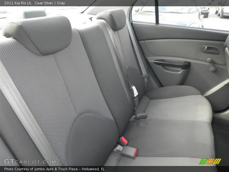 Clear Silver / Gray 2011 Kia Rio LX