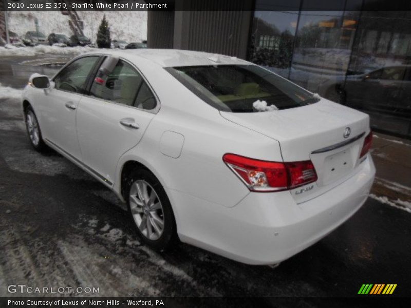 Starfire White Pearl / Parchment 2010 Lexus ES 350