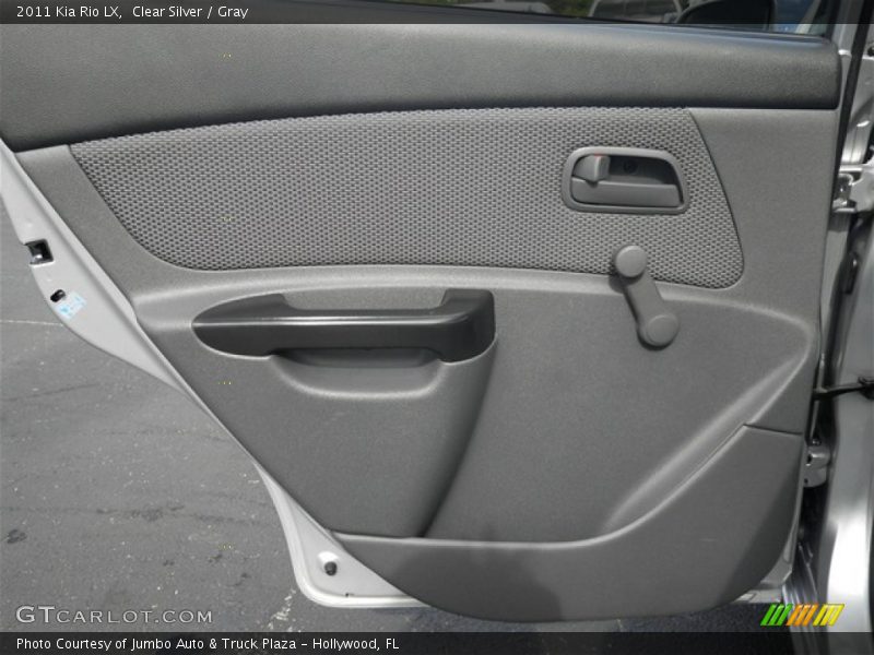 Clear Silver / Gray 2011 Kia Rio LX