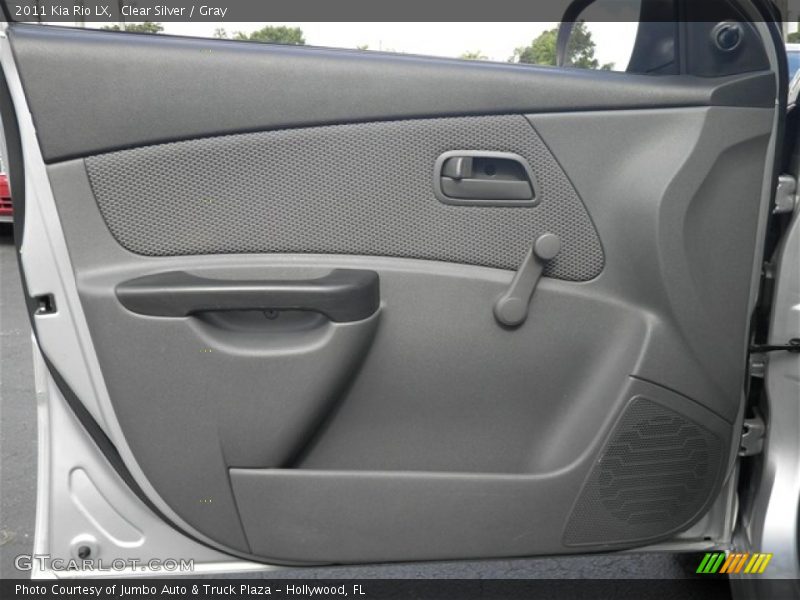 Clear Silver / Gray 2011 Kia Rio LX