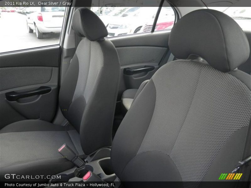 Clear Silver / Gray 2011 Kia Rio LX
