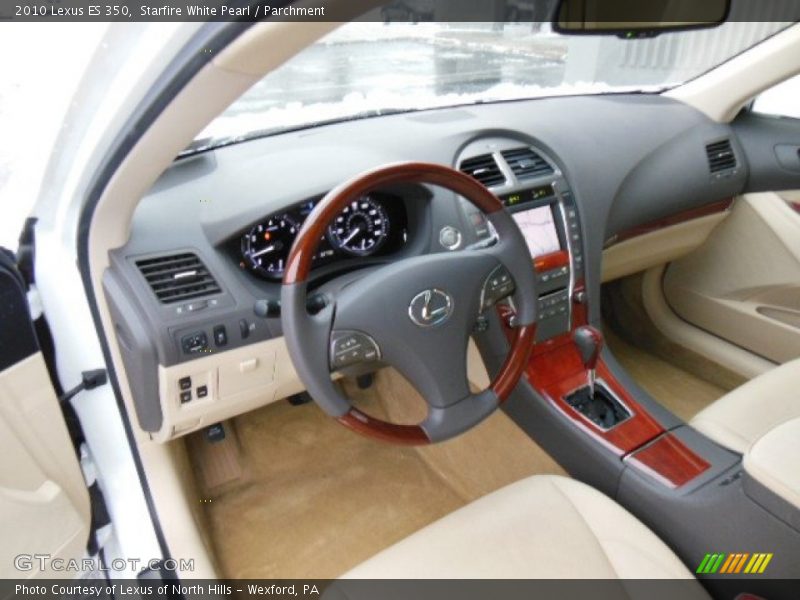 Starfire White Pearl / Parchment 2010 Lexus ES 350