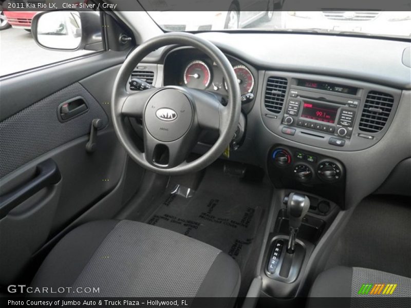 Clear Silver / Gray 2011 Kia Rio LX