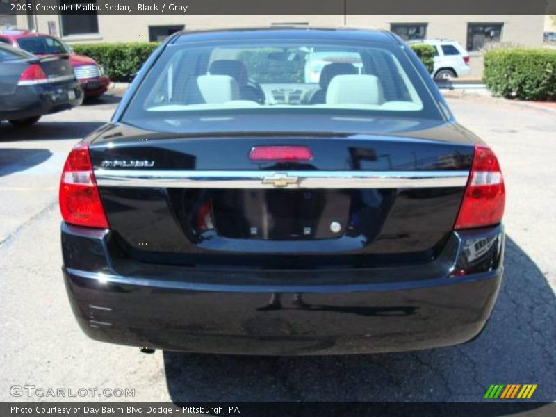 Black / Gray 2005 Chevrolet Malibu Sedan