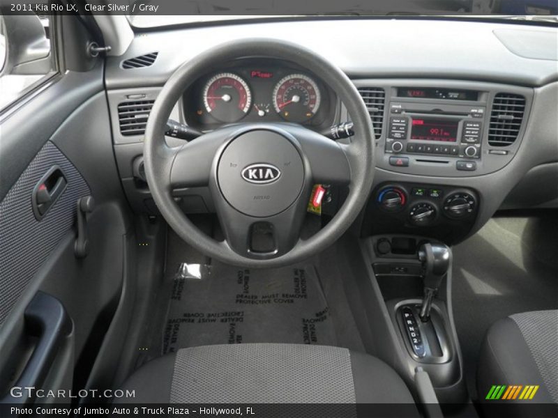 Clear Silver / Gray 2011 Kia Rio LX