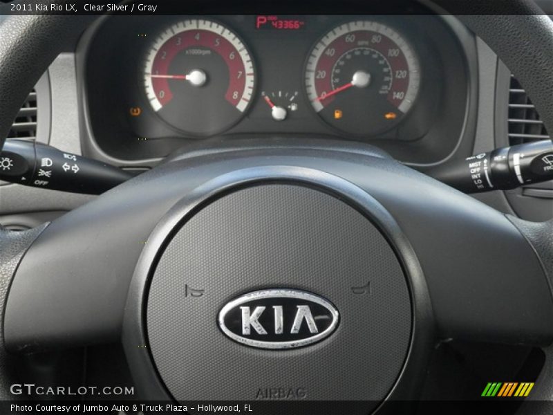 Clear Silver / Gray 2011 Kia Rio LX