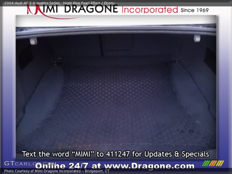 Night Blue Pearl Effect / Ebony 2004 Audi A6 3.0 quattro Sedan
