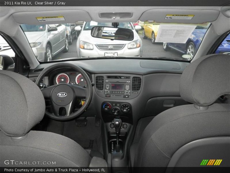 Clear Silver / Gray 2011 Kia Rio LX