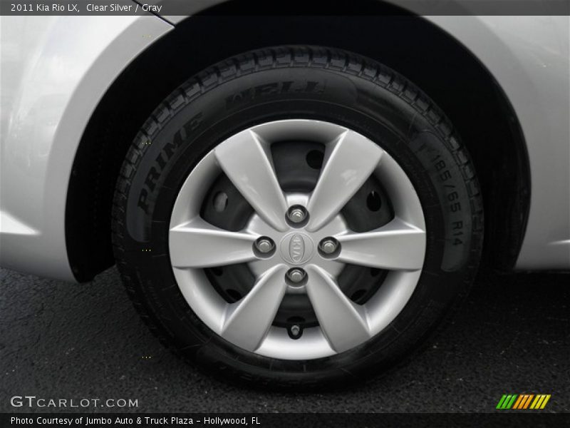 Clear Silver / Gray 2011 Kia Rio LX