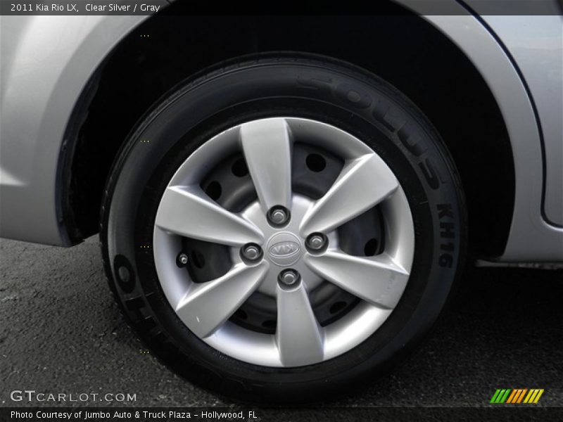 Clear Silver / Gray 2011 Kia Rio LX