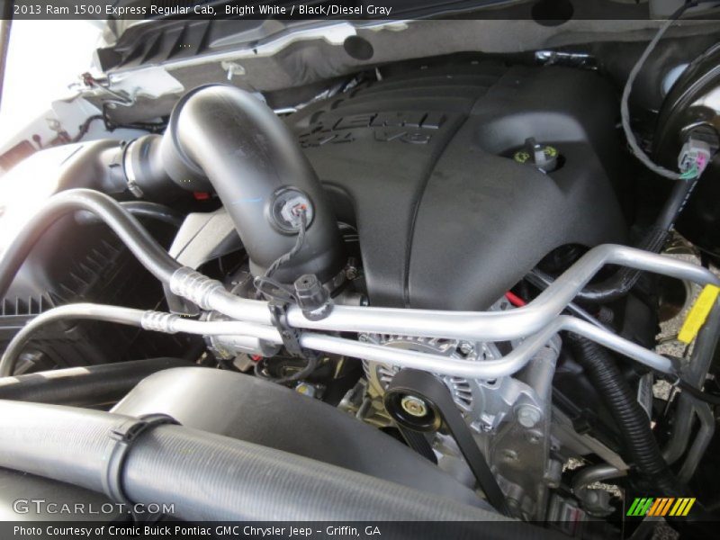 Bright White / Black/Diesel Gray 2013 Ram 1500 Express Regular Cab