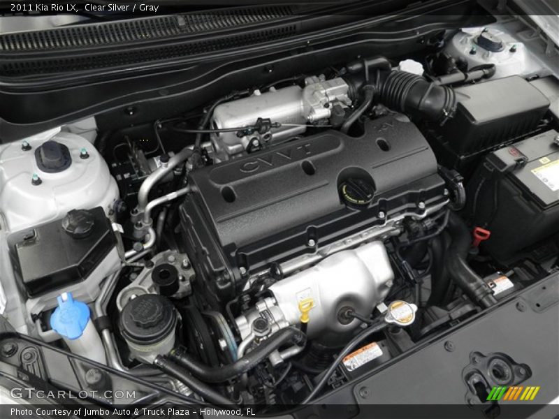 Clear Silver / Gray 2011 Kia Rio LX