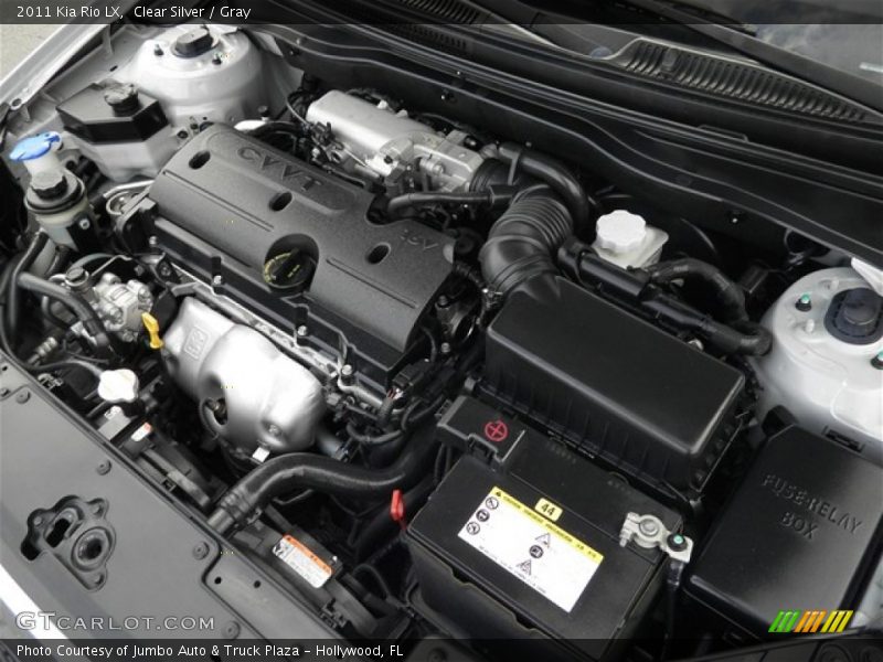 Clear Silver / Gray 2011 Kia Rio LX