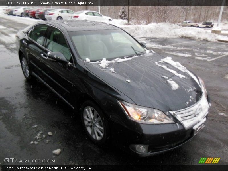 Smoky Granite Mica / Light Gray 2010 Lexus ES 350