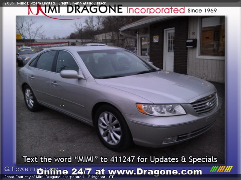 Bright Silver Metallic / Black 2006 Hyundai Azera Limited