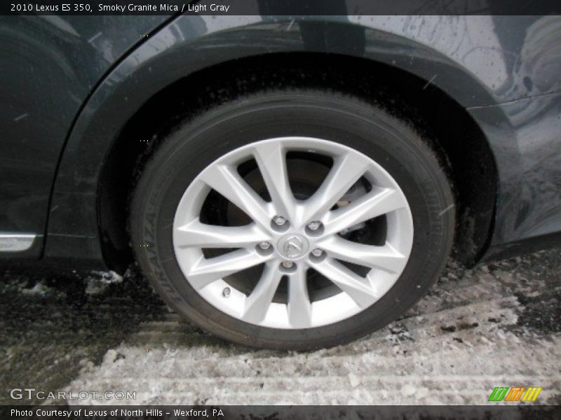 Smoky Granite Mica / Light Gray 2010 Lexus ES 350